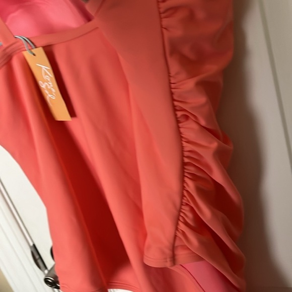 🆕 Kona Sol One Piece Swimsuit Size 20W Adjustable Straps - Picture 8 of 8